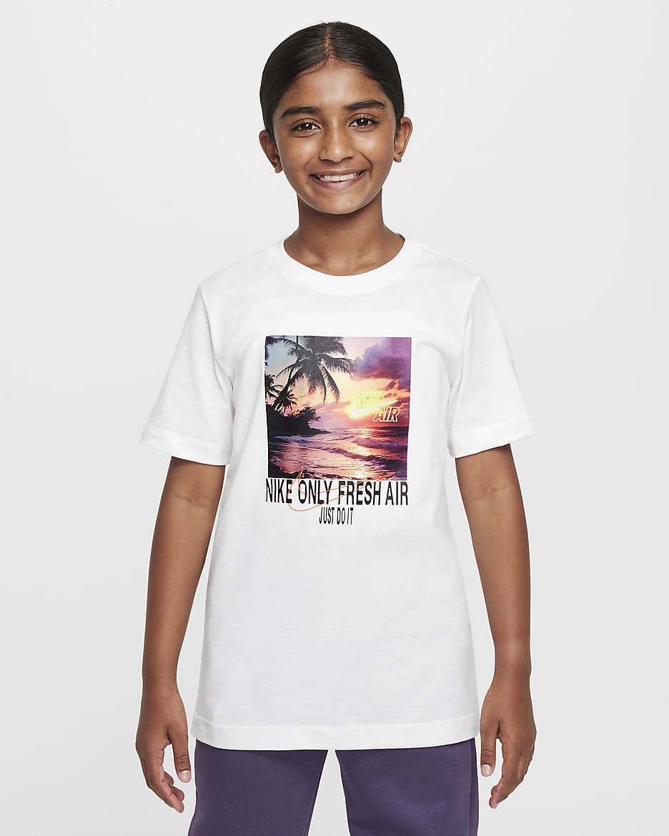 Nike Sportswear Kids Crew Neck T Shirt. Nike